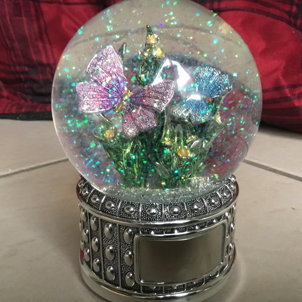 butterfly snowglobe